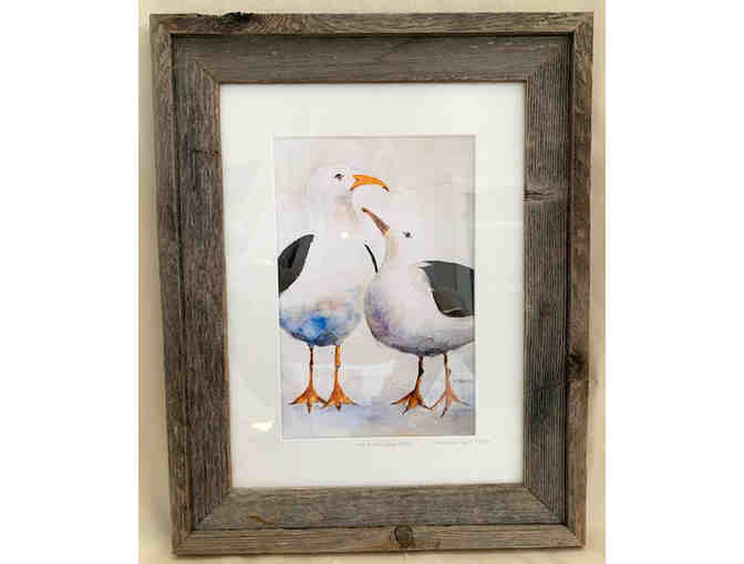 Framed 'We Need Each Other' watercolor print by Wendy Webster Good