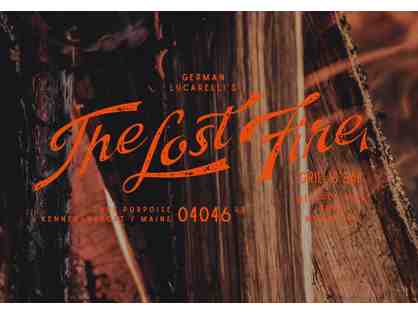 $100 Gift Card to The Lost Fire and signed cookbook by owner Chef German Lucarelli