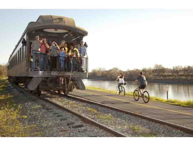 4 tickets to the California State Railrod Museum Sacramento Southern Excursion Train.