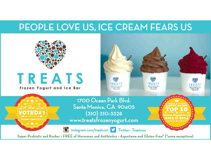 TREATS Frozen Yogurt and Dessert Bar - Party in an Icebox for 50 People!