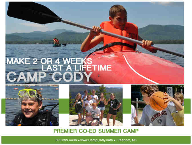 Two-week Session at Camp Cody in Freedom, New Hampshire