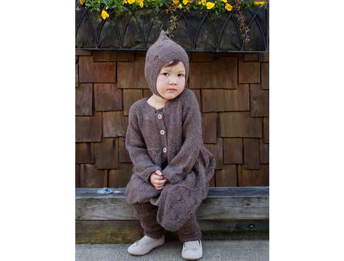 Mademoiselle Coat in Brown by Miou Kids