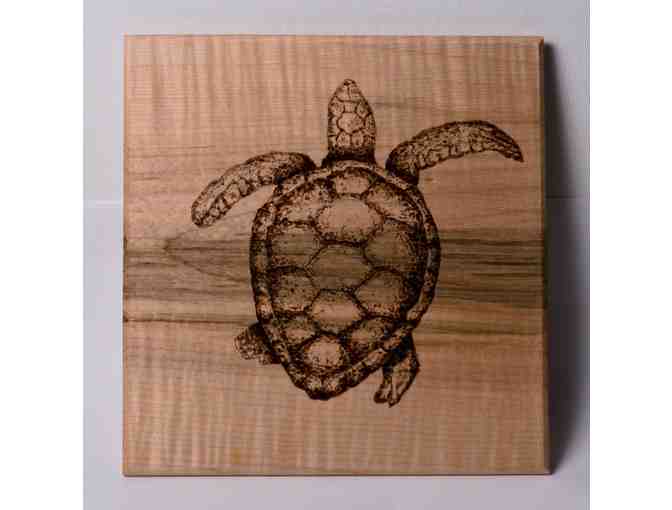 Turtle Wood Art Wall Hanging, by Kemal Lowenthal