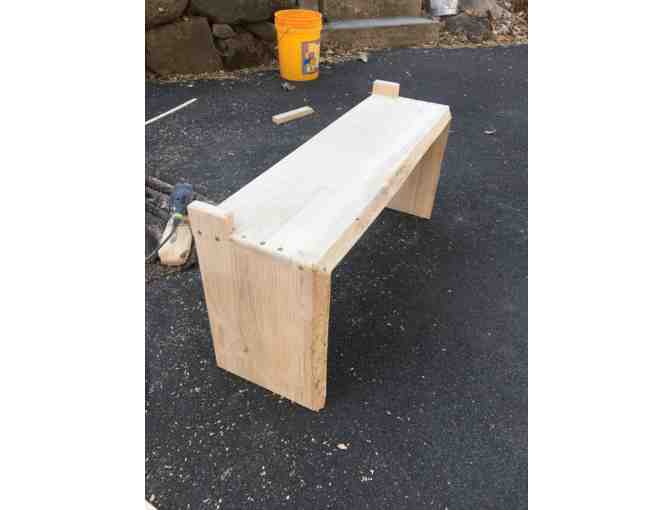 Handmade Slab Bench, by Kemal Lowenthal