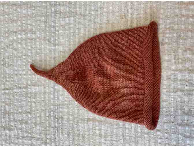 Hand Knit Hat, Size: 2 Years, 100% Merino Wool
