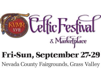 KVMR Celtic Festival - One-Day Passes for 2