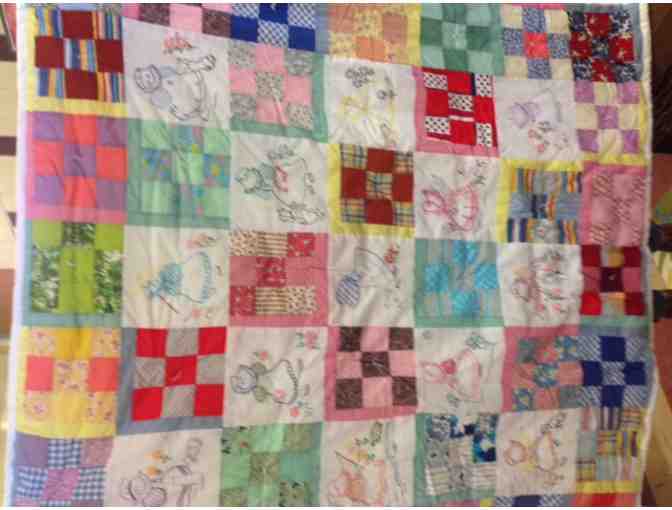 Girl's Needlepoint Quilt