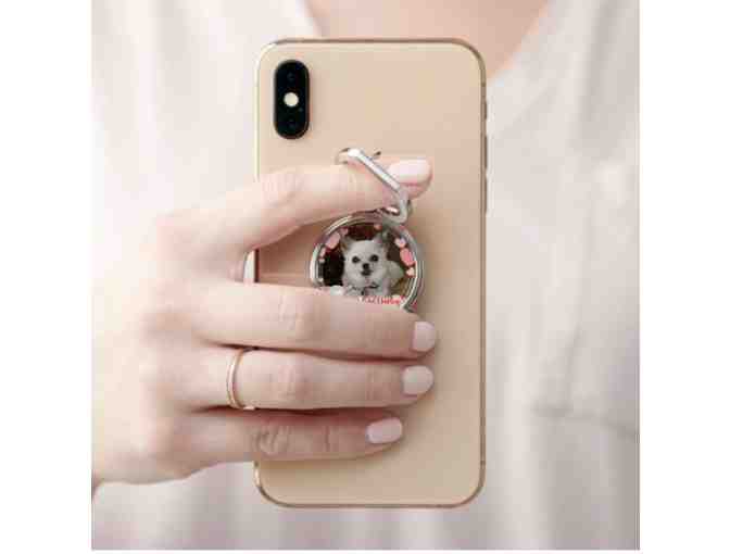 Teddy's Love Like Harley Phone Ring Holder & Stand