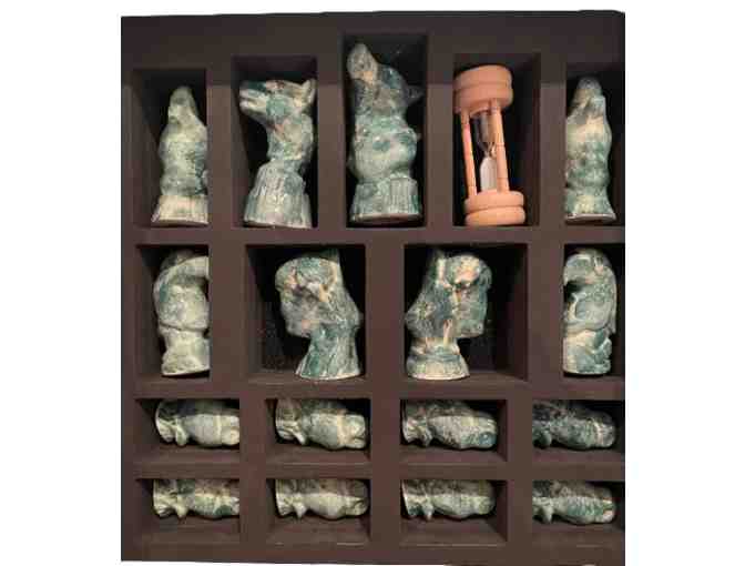 3-B + 3-K Ceramic Chess Set