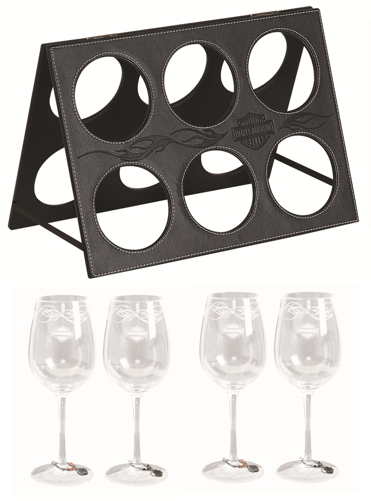 harley davidson wine rack