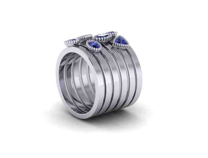 Winter Sky Signature Collection Stacked Ring Set