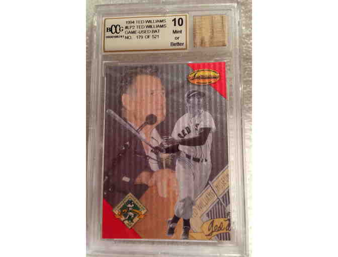 Baseball Card - Ted Williams with Game Used Bat (Mint)