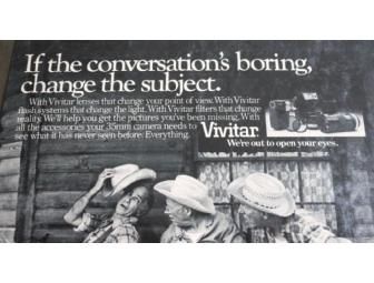 80's Advertising Print Featuring Basset Hound