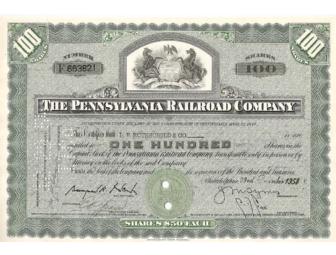 Lot of Eleven Vintage Stock Certificates