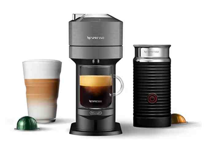 Nespresso Vertuo Espresso Machine + Aeroccino + Pods