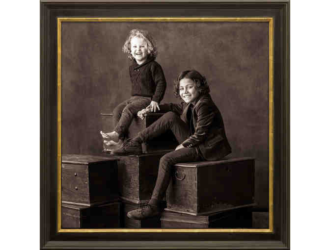 Signature Siblings Portrait from Halper Fine Art