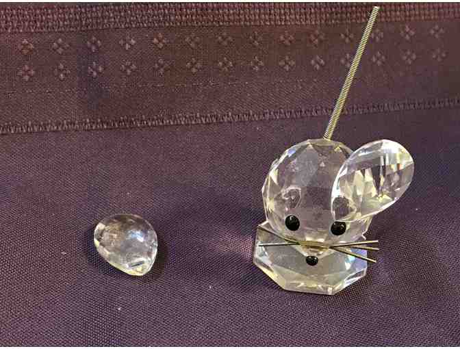 Swarovski Crystal Butterfly and Mouse