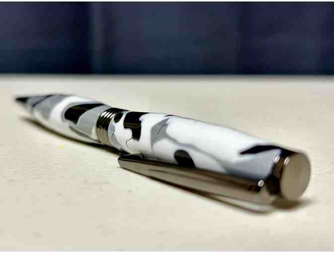 Black and White Handcrafted Pen from Paul's Pens - Photo 3
