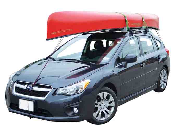 Standard Canoe Carrier with Tie-Downs, Foam Block Style 6inch Long & Mesh Bag #2