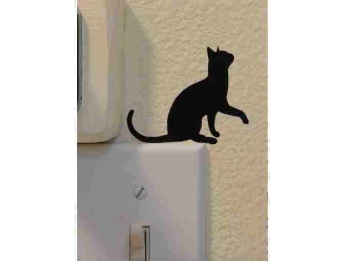 Cat Silhouette stickers for switch plates