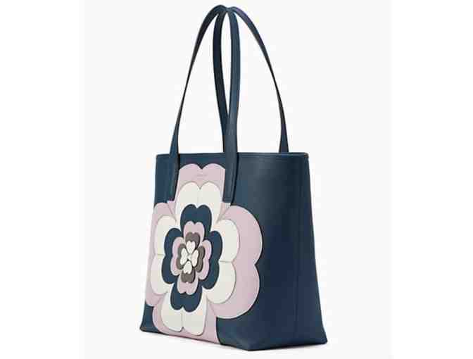 Kate Spade reiley spade flower applique large tote - Photo 2