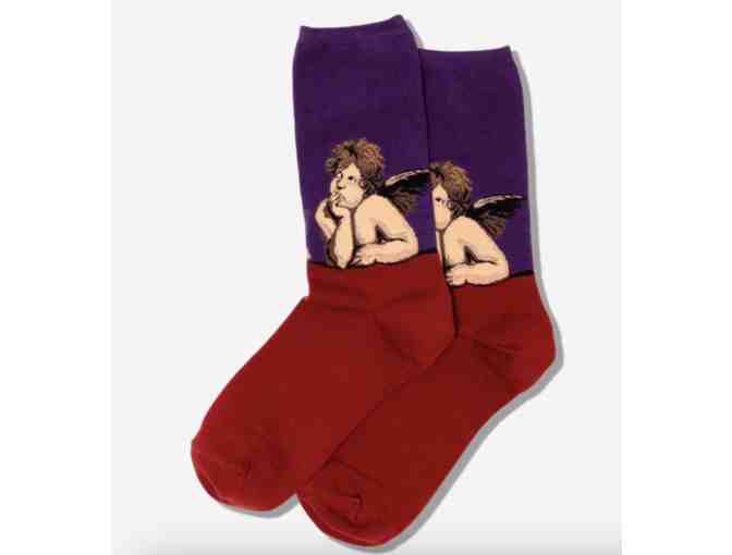 HOTSOX Womens Raphael's Angels Crew Socks - Photo 1