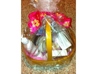 A Basket of Assorted Soaps and Body Creams by Molly's Apothecary