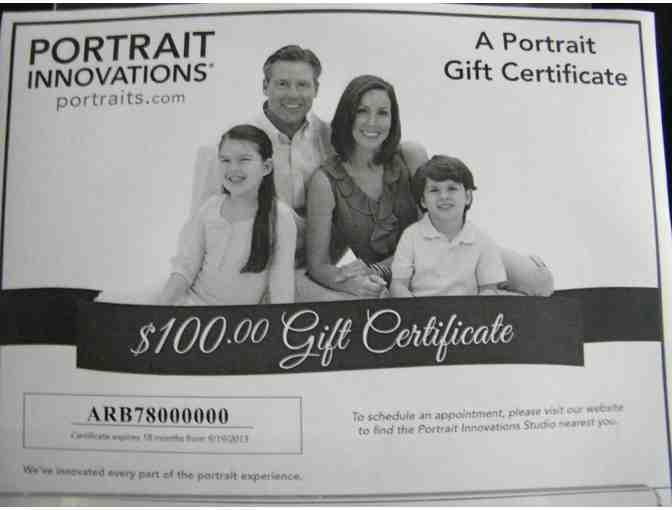 $100 Gift Certificate for Portrait Innovations