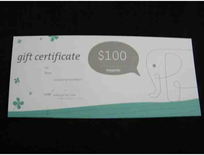 $100 Tiny Prints Gift Certificate