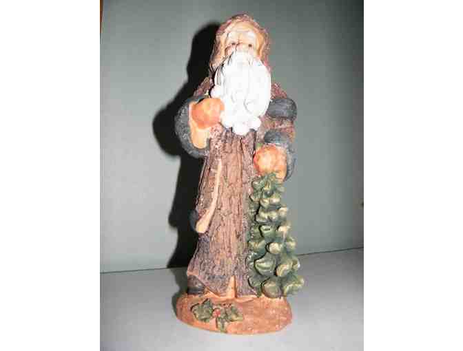 Ceramic Rustic Santa with Tree