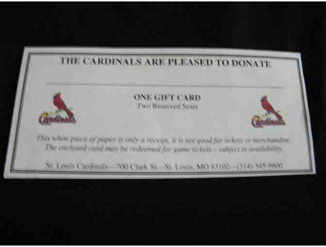 Gift Card for 2 Reserved Seats at a 2014 St. Louis Cardinal's Baseball Game & 'Fat Head'