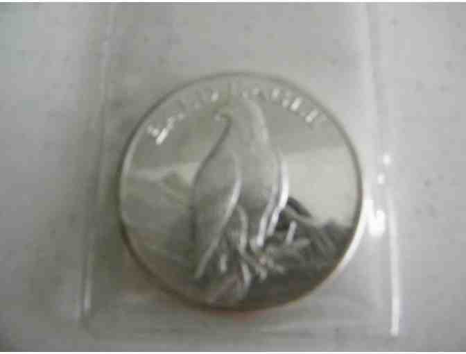 North American Wildlife Series Two Troy Ounce Fine Silver Coin - Bald Eagle