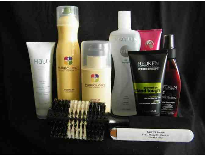 Salon Gift Basket with Free Haircut Gift Certificate