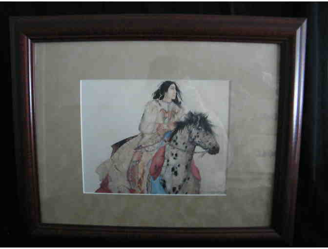 Stunning Carol Grigg Framed Watercolor Print