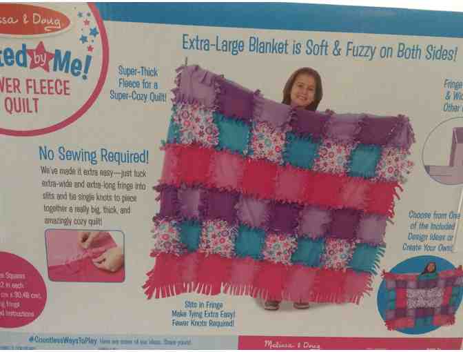 Melissa and Doug Created by Me! Flower Fleece Blanket Kit