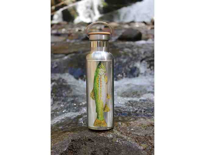 Limited Edition "Trout" Print on Stainless Steel Bottle and Lunch at the Hudson House - Photo 1