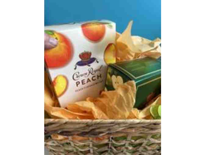 Crown Royal Basket Peach and regal Apple + 4 tickets to the R.C. Holiday Walk