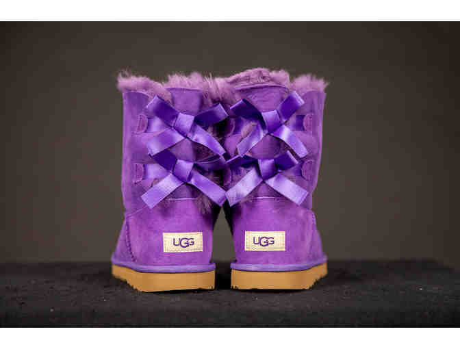 UGG Bailey Bow II Boots Kid's (Size 6 - Purple)
