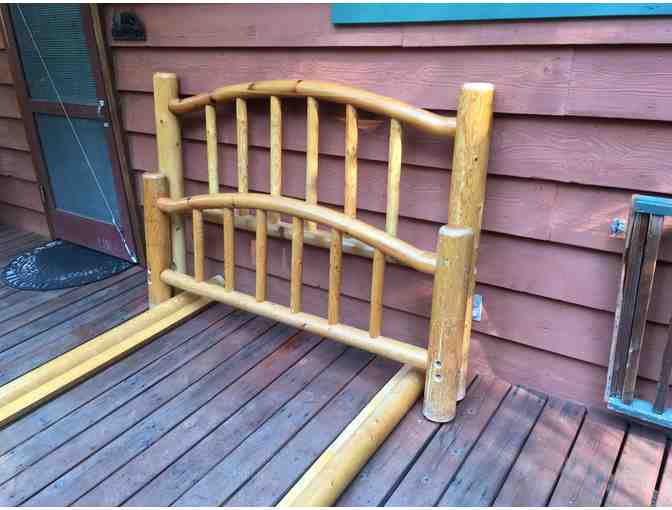 Log Bed Frame (Queen Size)