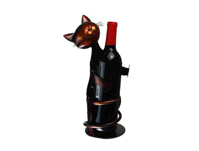 Copper Cat Bottle Holder
