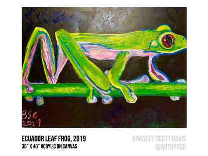 Ecuador Leaf Frog Painting