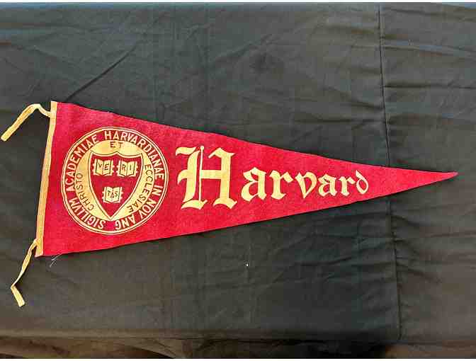 Vintage Harvard Pennant