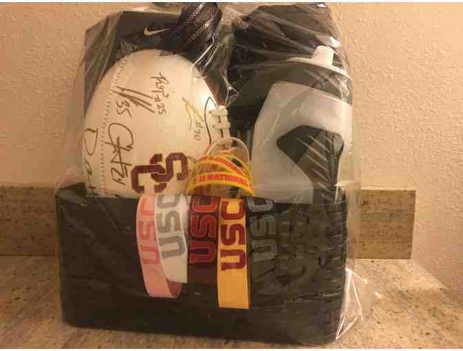 USC Signed Football & Swag