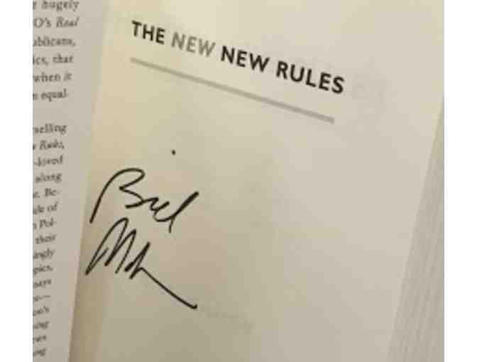 Autographed Bill Maher book