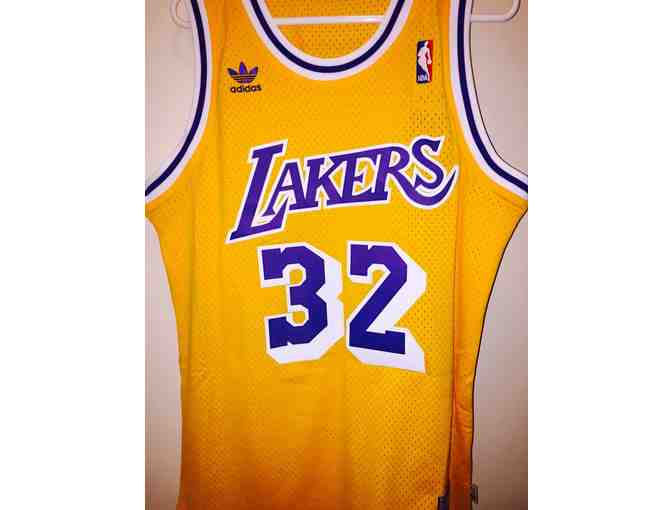 Magic Johnson (LA Lakers) autographed jersey