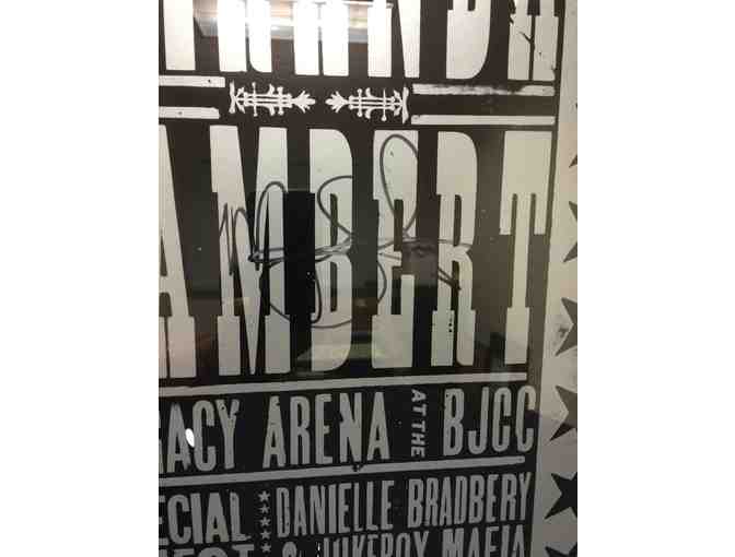 Miranda Lambert autographed Hatch Show Print