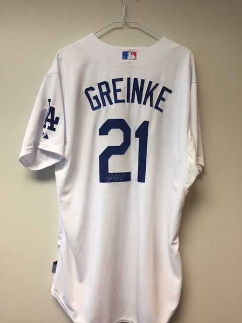 dodgers greinke jersey