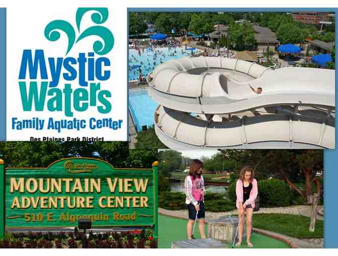 Two 2 for 1 Mystic Water Park Passes &  Two Mountain View Adventure