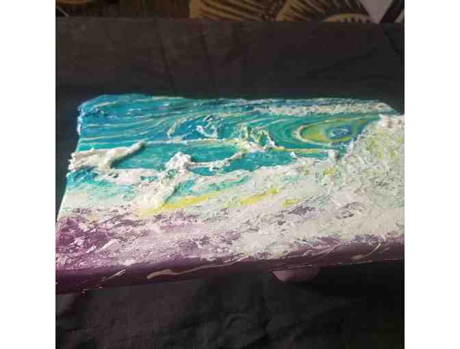 'Searching' - Textured Wave Painting