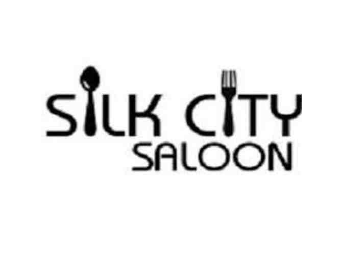 2- $25 gift certificates to Silk City Saloon donated by Silk City Saloon. ($50.00 Total)